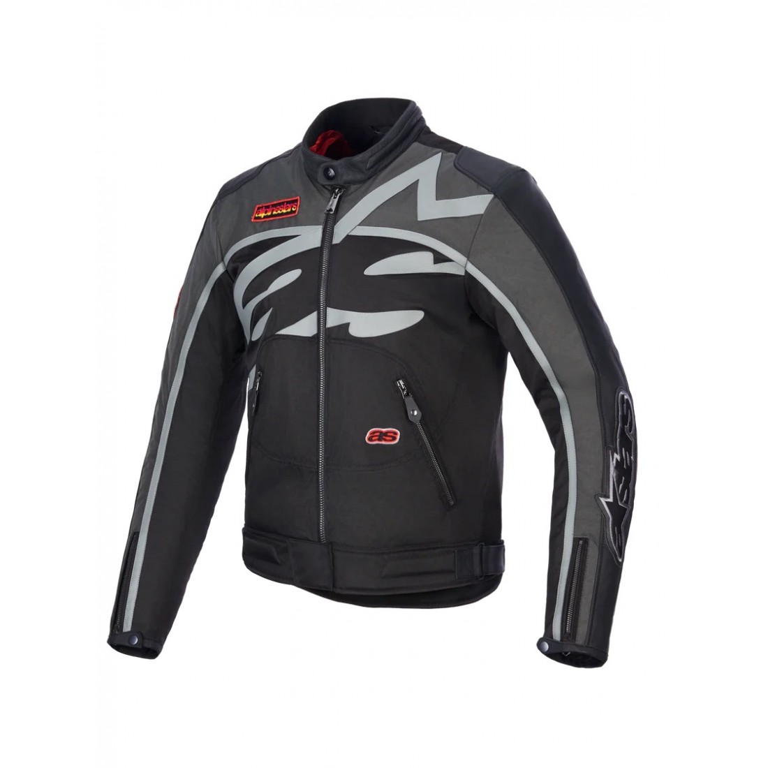 Chaqueta Alpinestars Axton Black Anthracite Red Tangerine TALLA JERSEY S