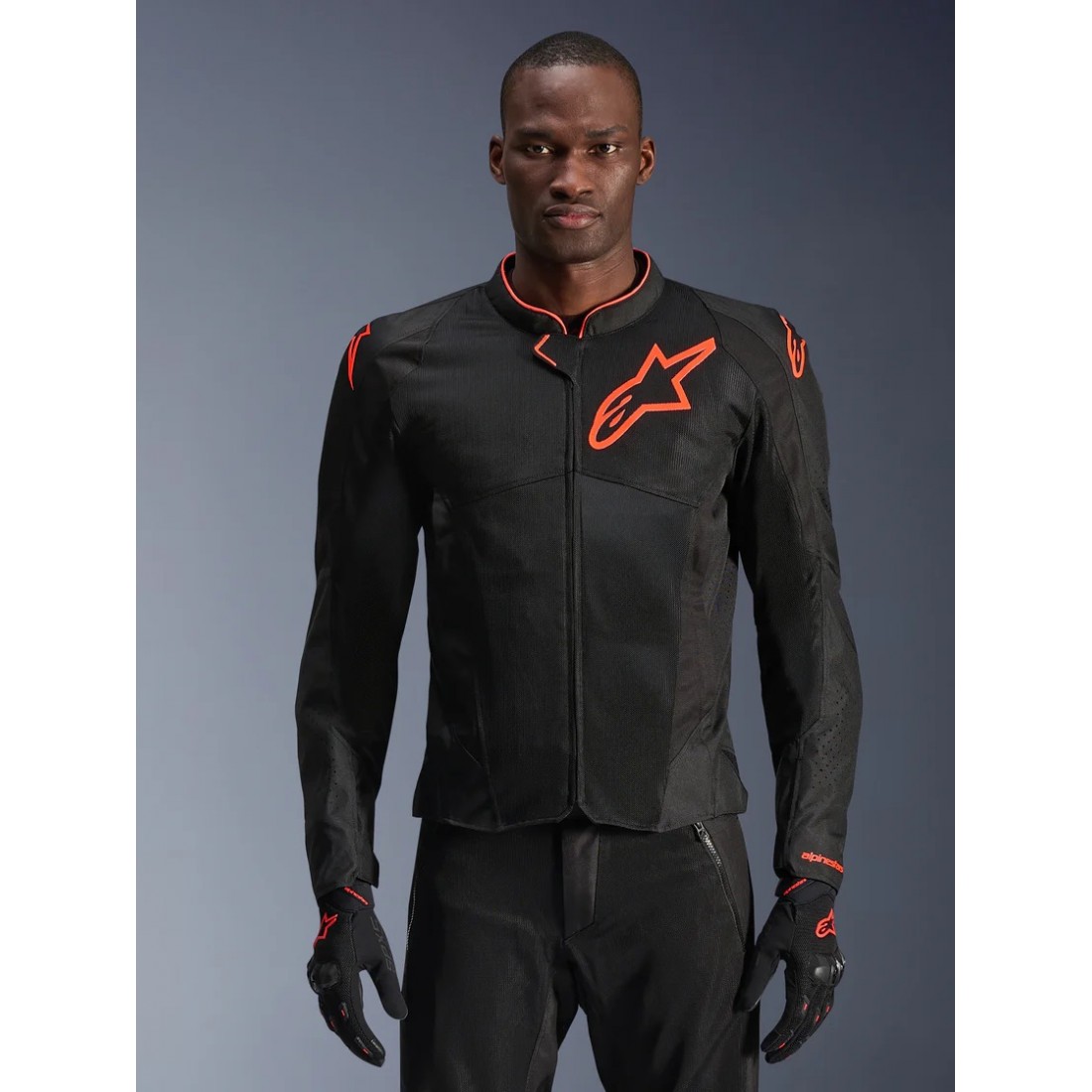 Chaqueta Alpinestars Viper Air V4 Black Red Fluo TALLA CHAQUETA S