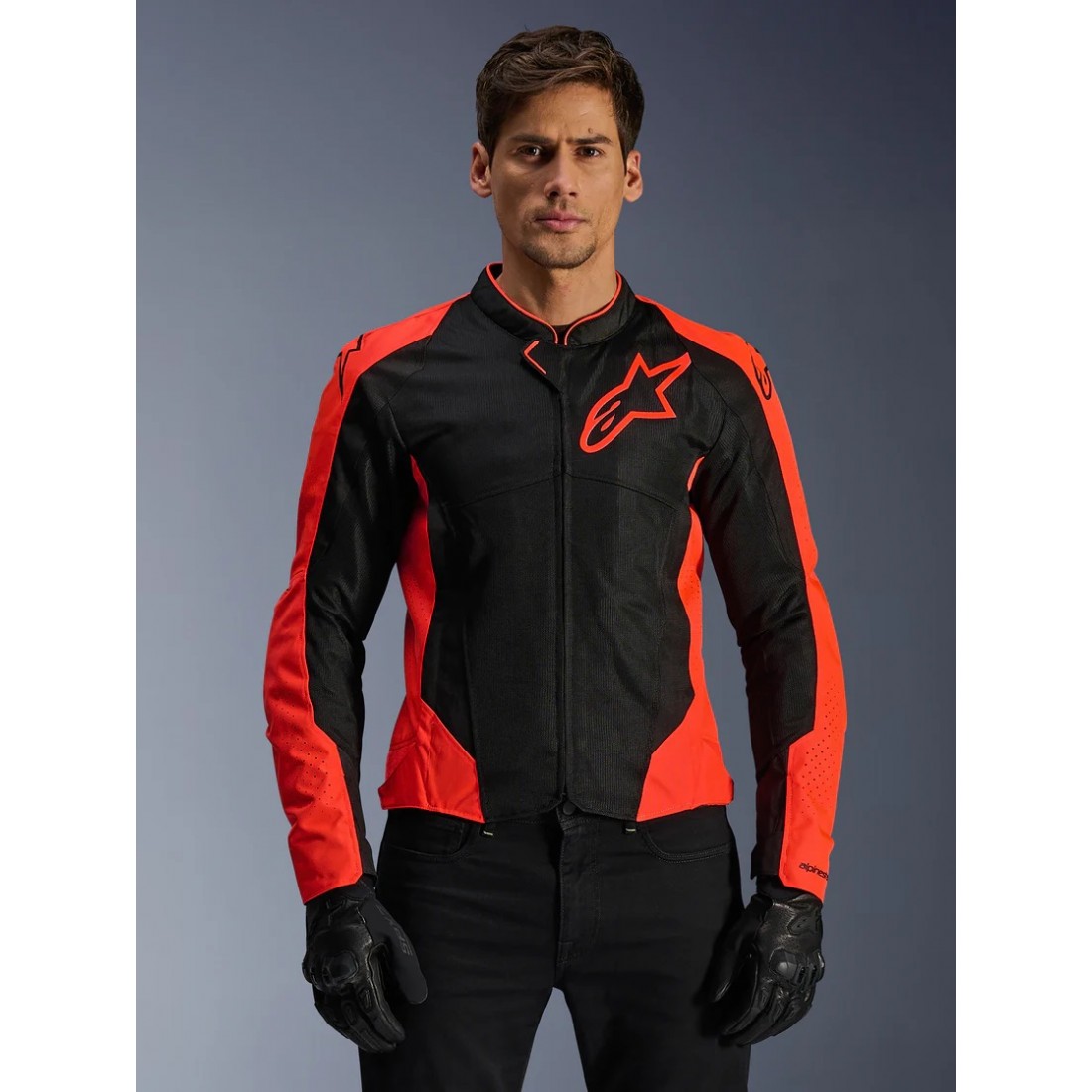 Chaqueta Alpinestars Viper Air V4 Red Fluo Black TALLA CHAQUETA S