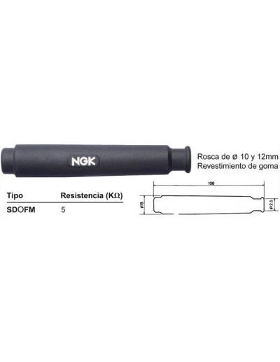 Pipa de Bujía NGK SD05FM