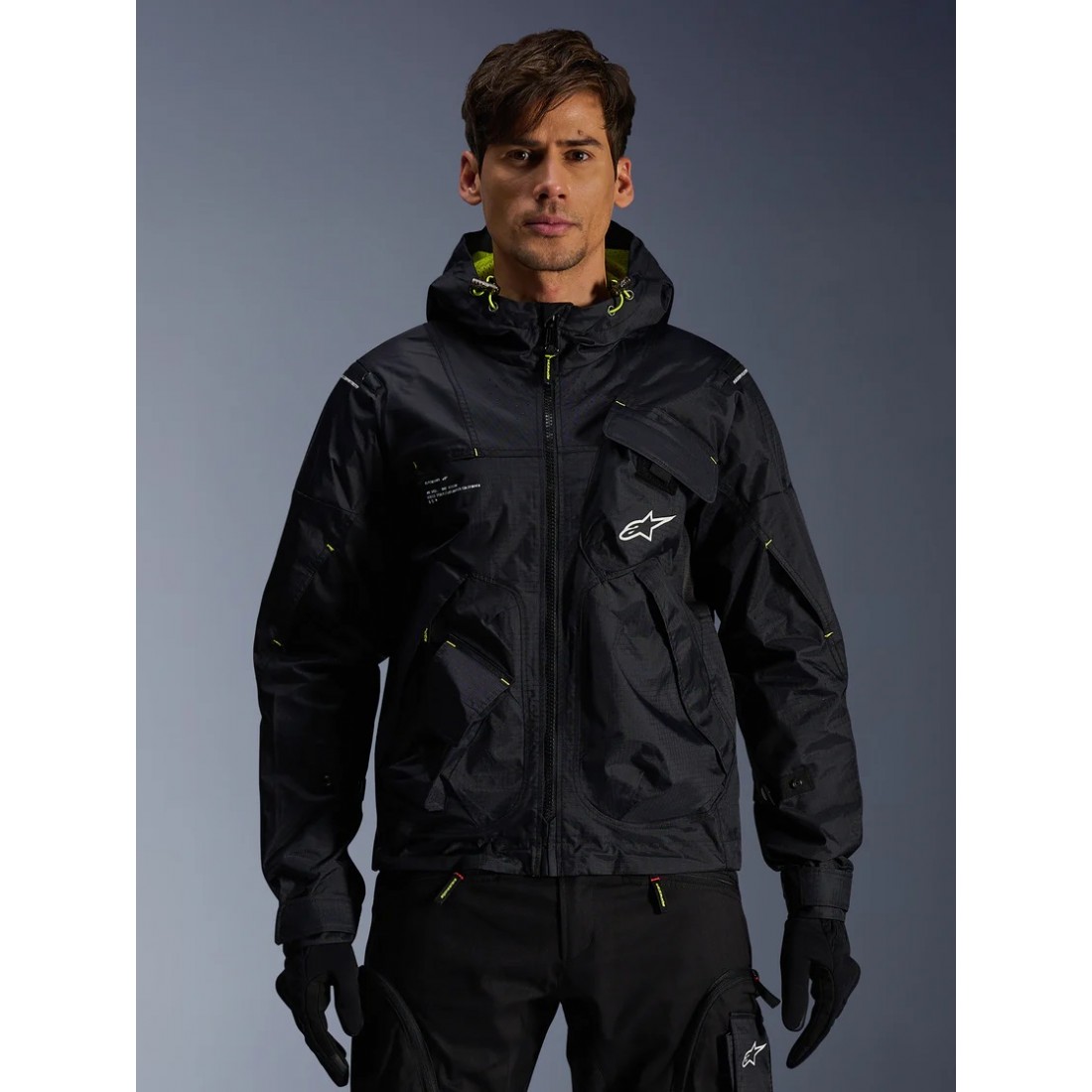 Chaqueta Alpinestars Mogress Air Black Lime Punch White TALLA CHAQUETA S