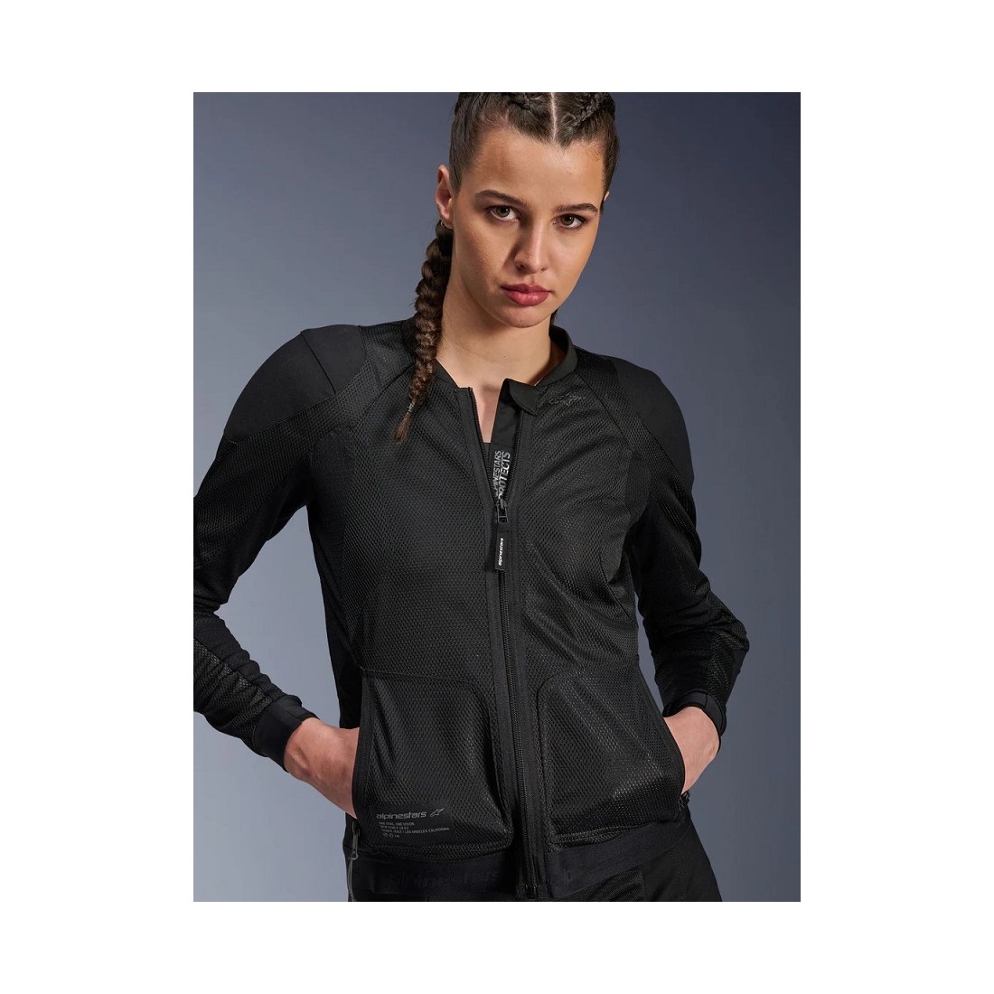 Chaqueta Mujer Alpinestars Stella Troop-Air Negro TALLA CHAQUETA XS