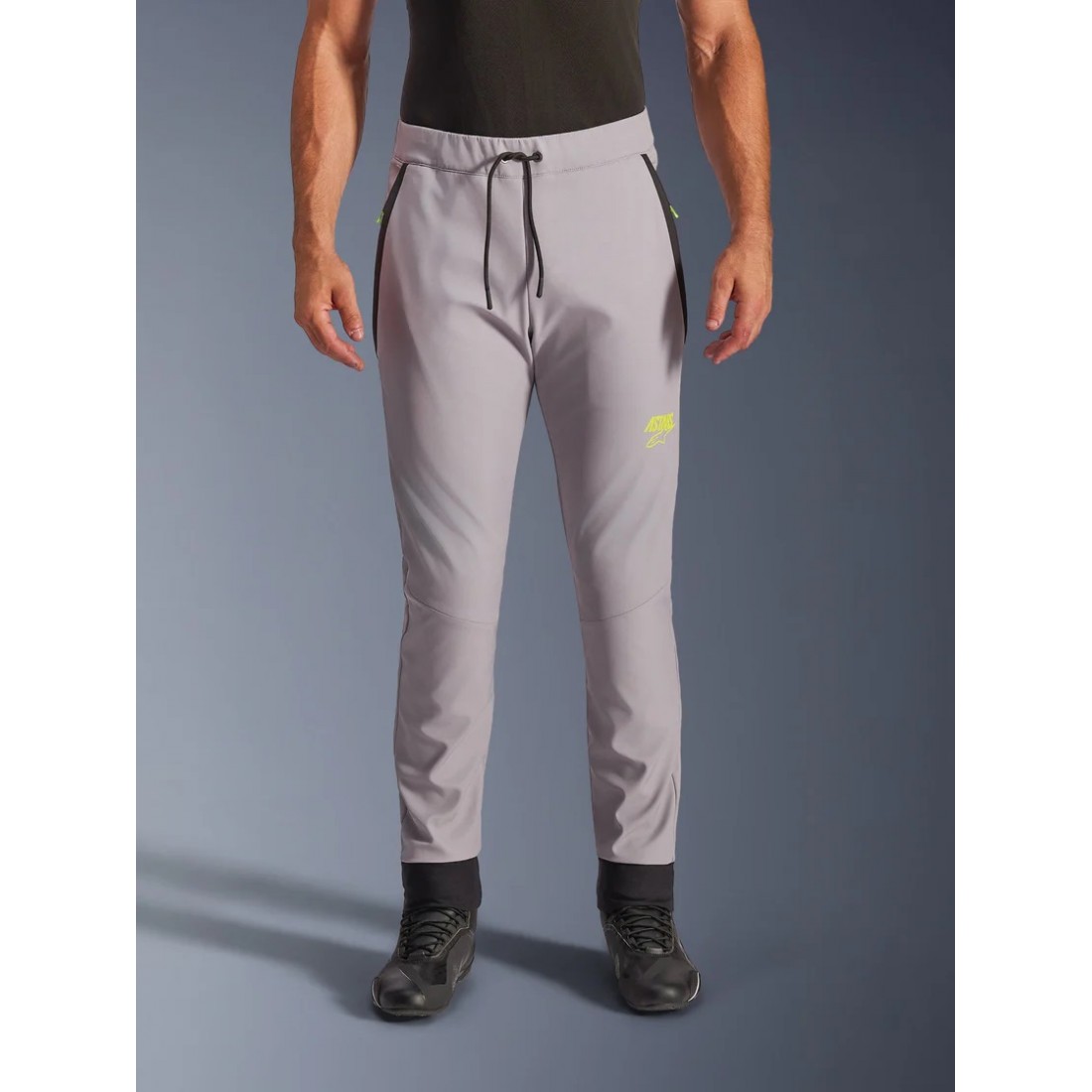 Pantalón Alpinestars Aeroshell Mid Gray Yellow Fluo TALLA PANTALÓN S