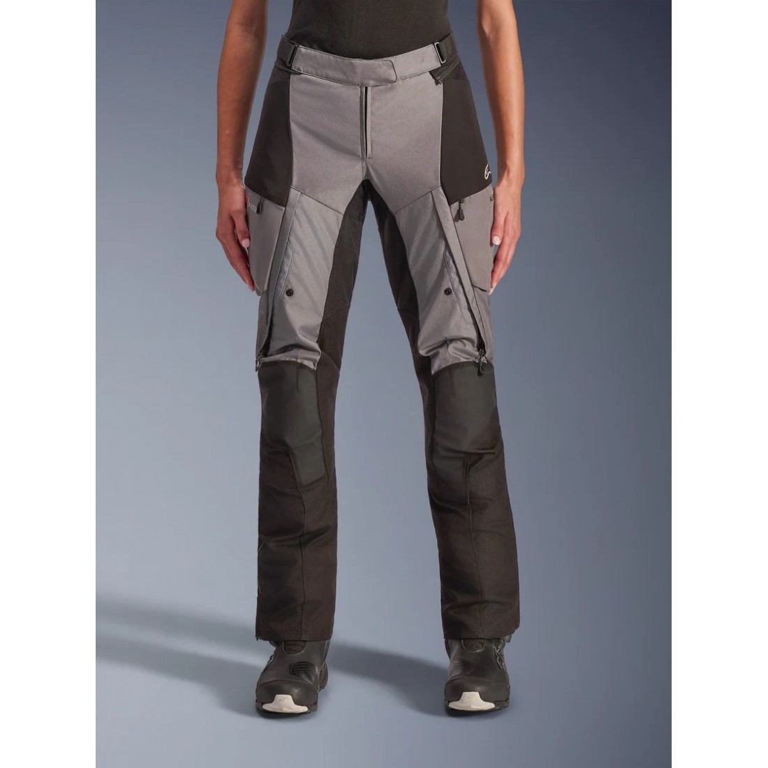 Pantalón Mujer Alpinestars Stella Andes V4 Drystar® Negro/Gris TALLA PANTALÓN XS