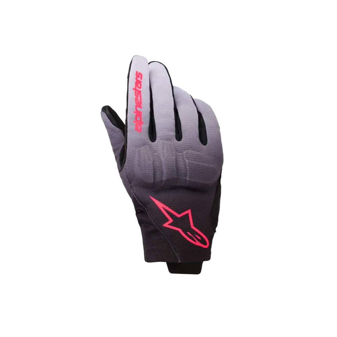 Guantes Mujer Alpinestars Reef V2 Gray Black Pink Fluo TALLA GUANTES XS