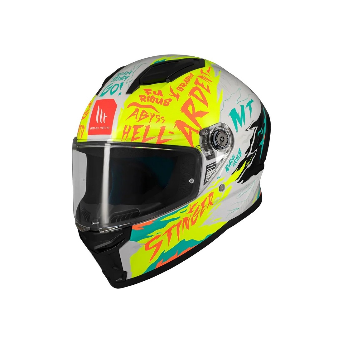 Casco MT STINGER 2 ARDENT A3 BRILLO TALLA CASCO S