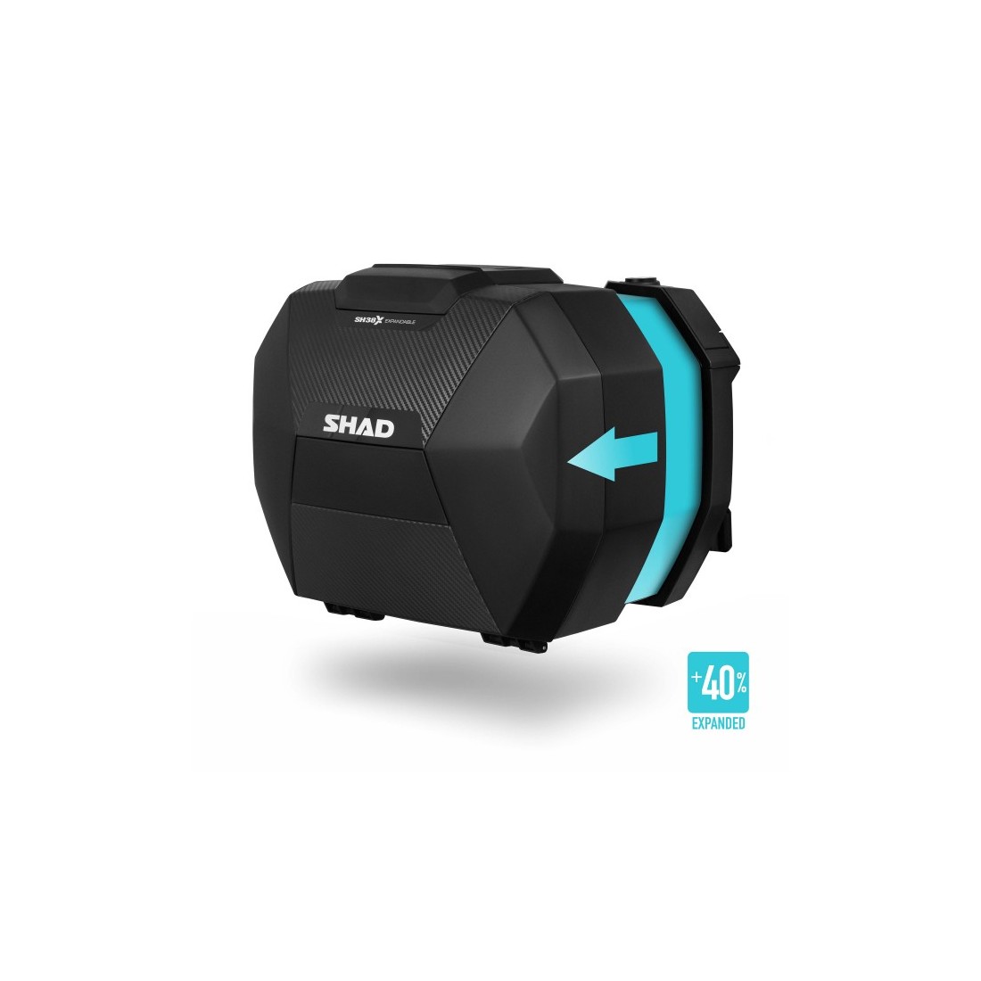 MALETAS LATERALES EXPANDIBLES SH38X CARBONO