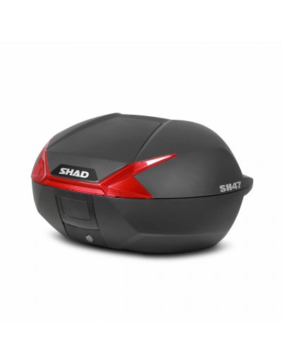 TOP CASE SH47 REFLECTOR ROJO