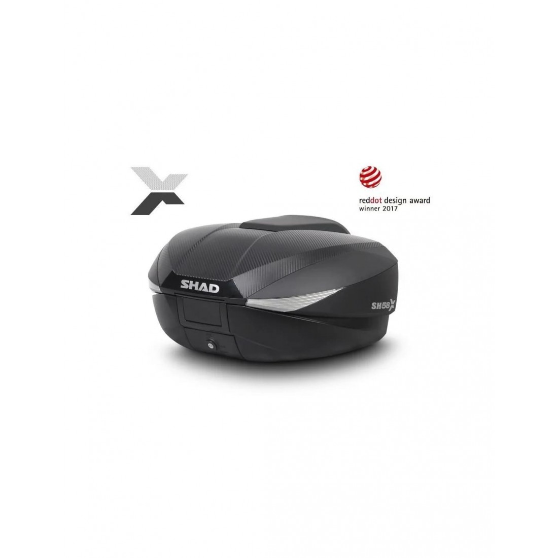 TOP CASE EXPANDIBLE SH58X CARBONO