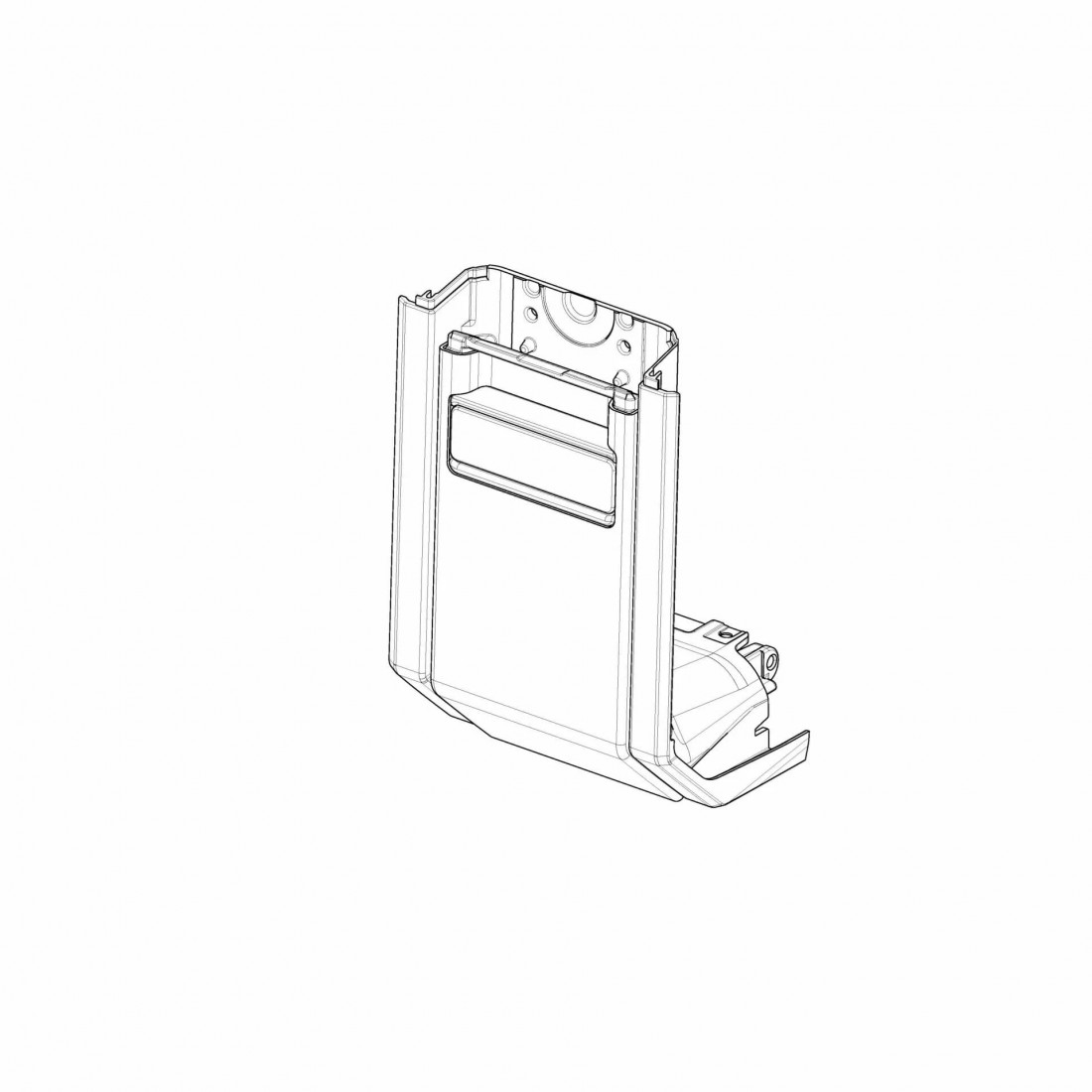 PARTE INFERIOR CERRADURA MALETA TR37