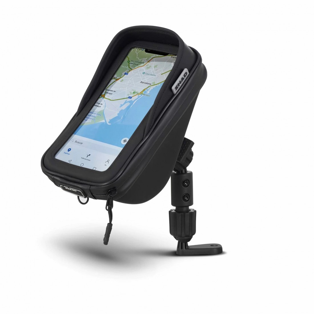 SOPORTE SMARTPHONE SG76 CON BOLSILLO, 180 x 90 mm - RETROVISOR