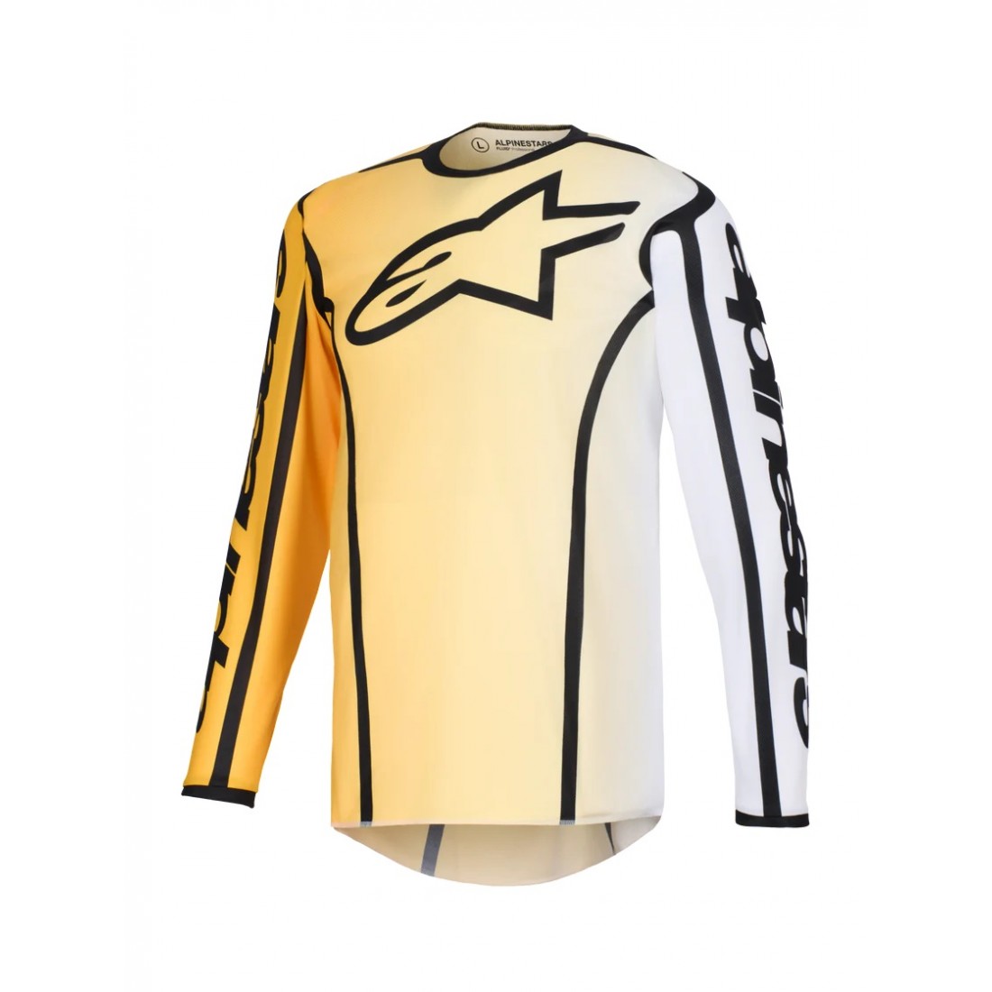 Jersey Alpinestars Fluid Apex Amarillo/Blanco/Negro TALLA GUANTES L