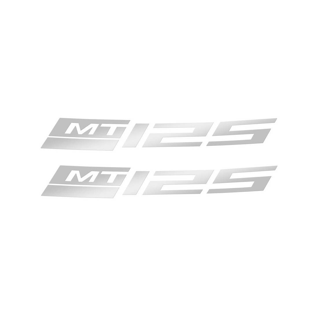 Adhesivo Reflectante Llanta Delantera Yamaha MT-125 2026 Plata