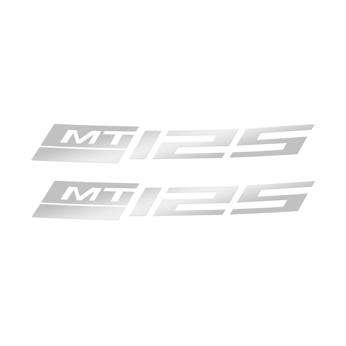 Adhesivo Reflectante Llanta Trasera Yamaha MT-125 2026 Plata