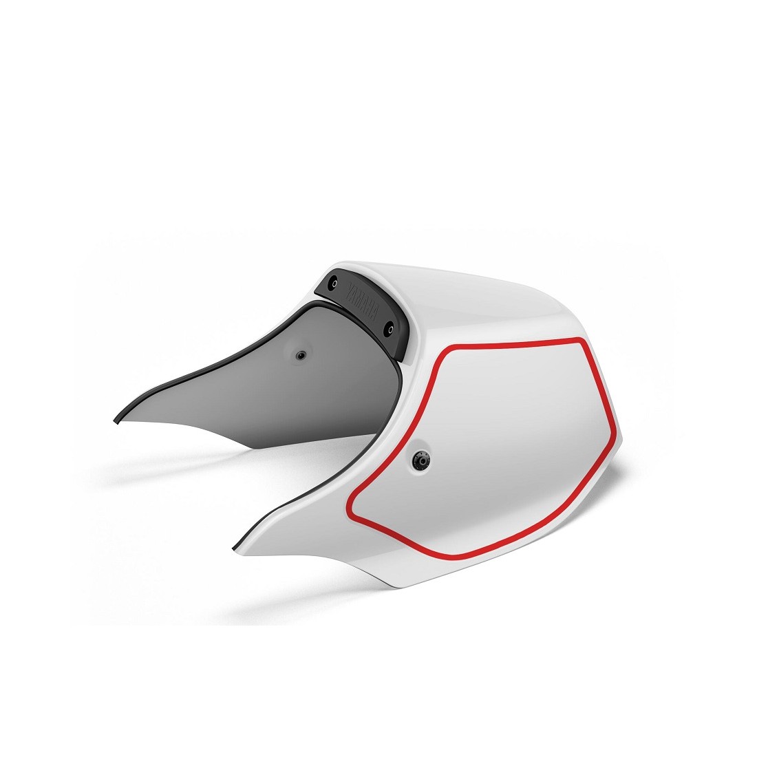 Tapa Asiento Individual Yamaha XSR 900 2025 Blanco/Rojo