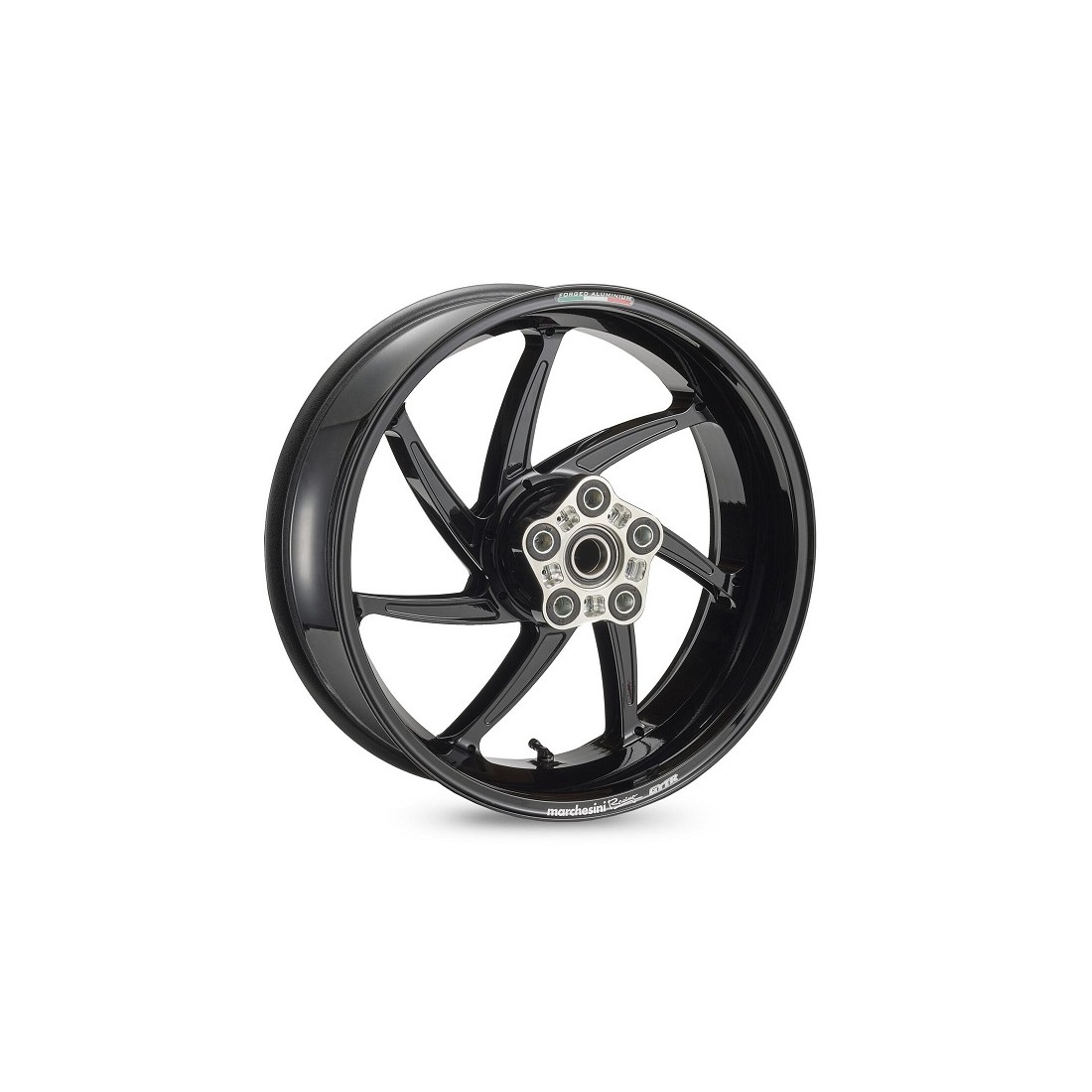 Llanta trasera de aluminio GYTR Marchesini R1 (negra) Yamaha R1 2025