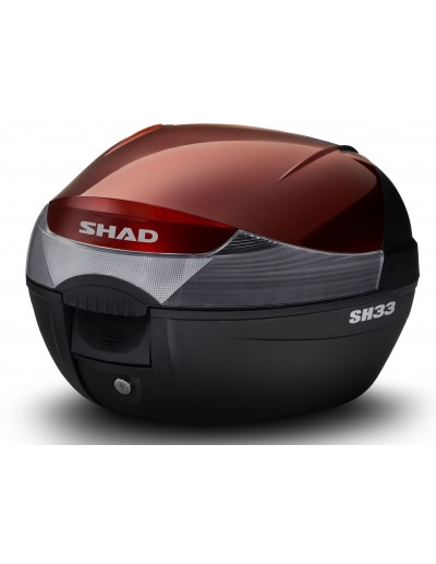 Tapa Baúl Shad SH33 33lt Rojo
