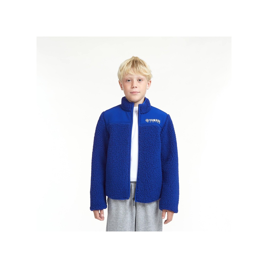 Sudadera Cremallera Niños Yamaha Paddock Blue Essentials TALLA JERSEY INFANTIL 9/10 Años