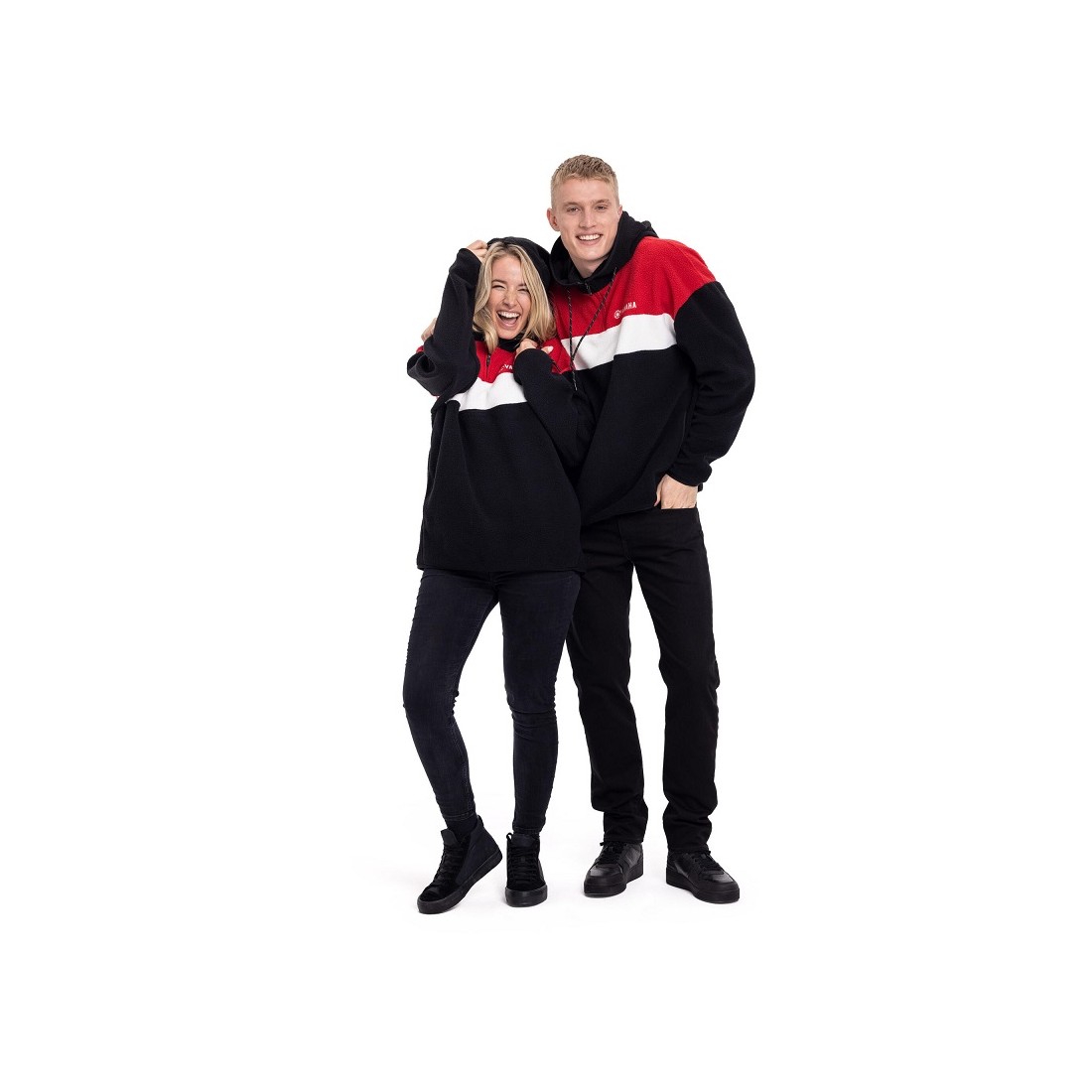 Forro Polar Unisex Yamaha REVS Edición Especial Rojo/Negro/Blanco TALLA JERSEY XS