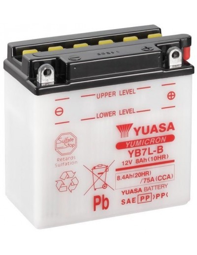 Batería Yuasa YB7L-B Combipack