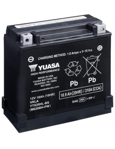 Batería Yuasa YTX20HL-BS-PW...
