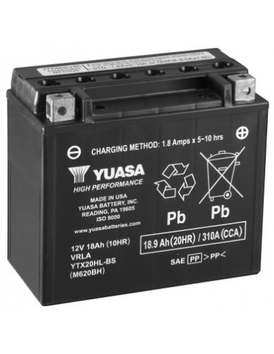 Batería Yuasa YTX20HL-BS...