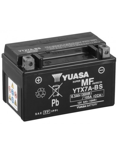 Batería Yuasa YTX7A-BS Sin...