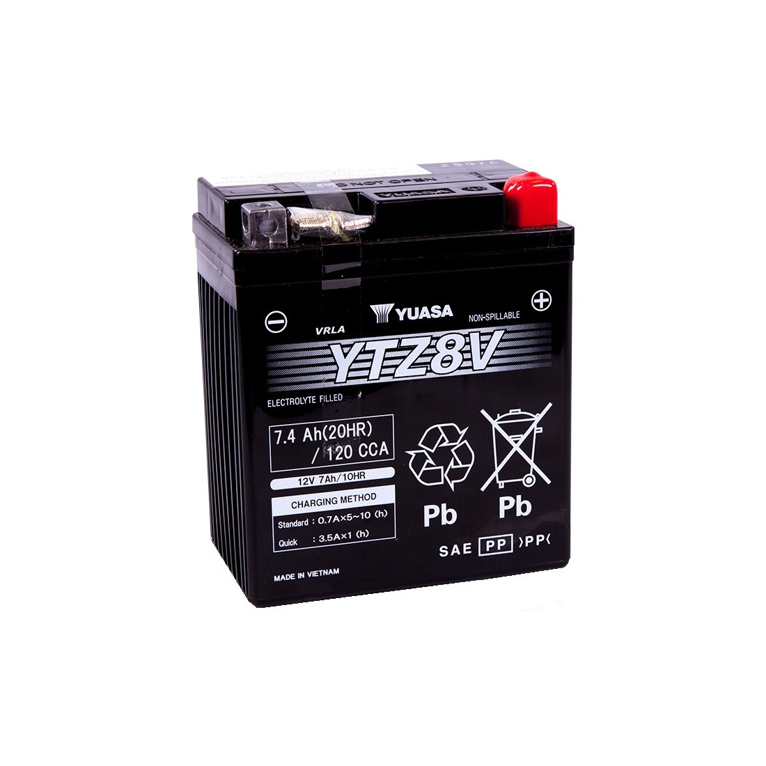 Batería Yuasa YTZ8-V Precargada