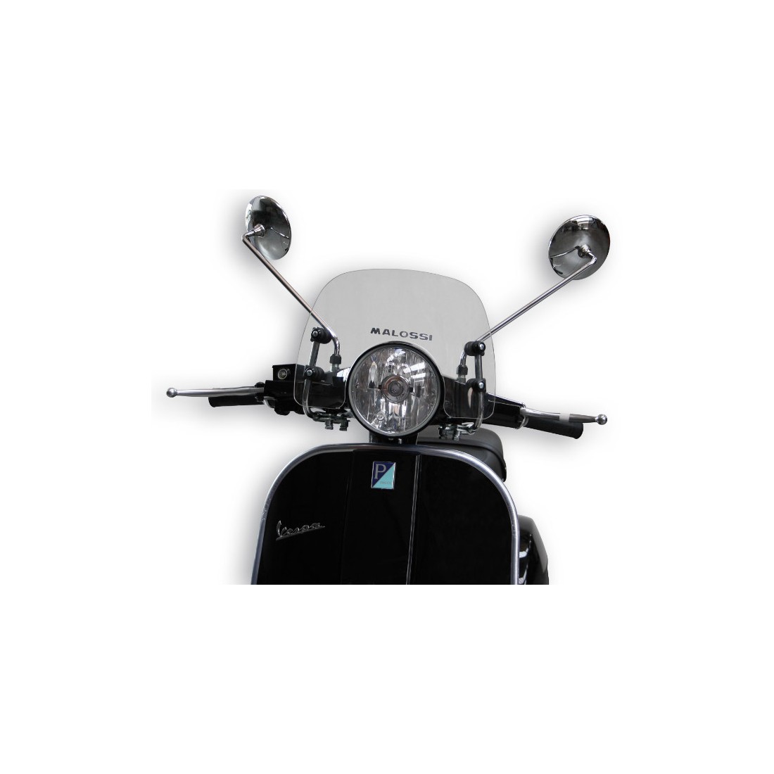 Cúpula Malossi Sport Screen Transparente Vespa PX 125/150/200