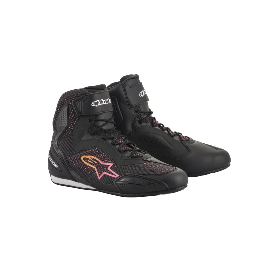 Zapatillas Mujer Alpinestars Stella Faster 3 Rideknit Negro/Amarillo/Rosa TALLA ZAPATILLAS 5 (EU 36)