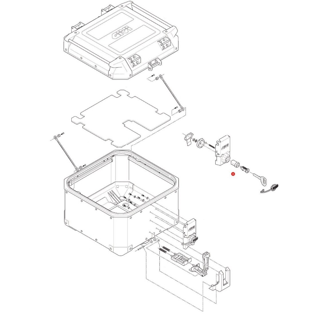 RM KIT CIERRE SECURITY LOCK1 MALETA