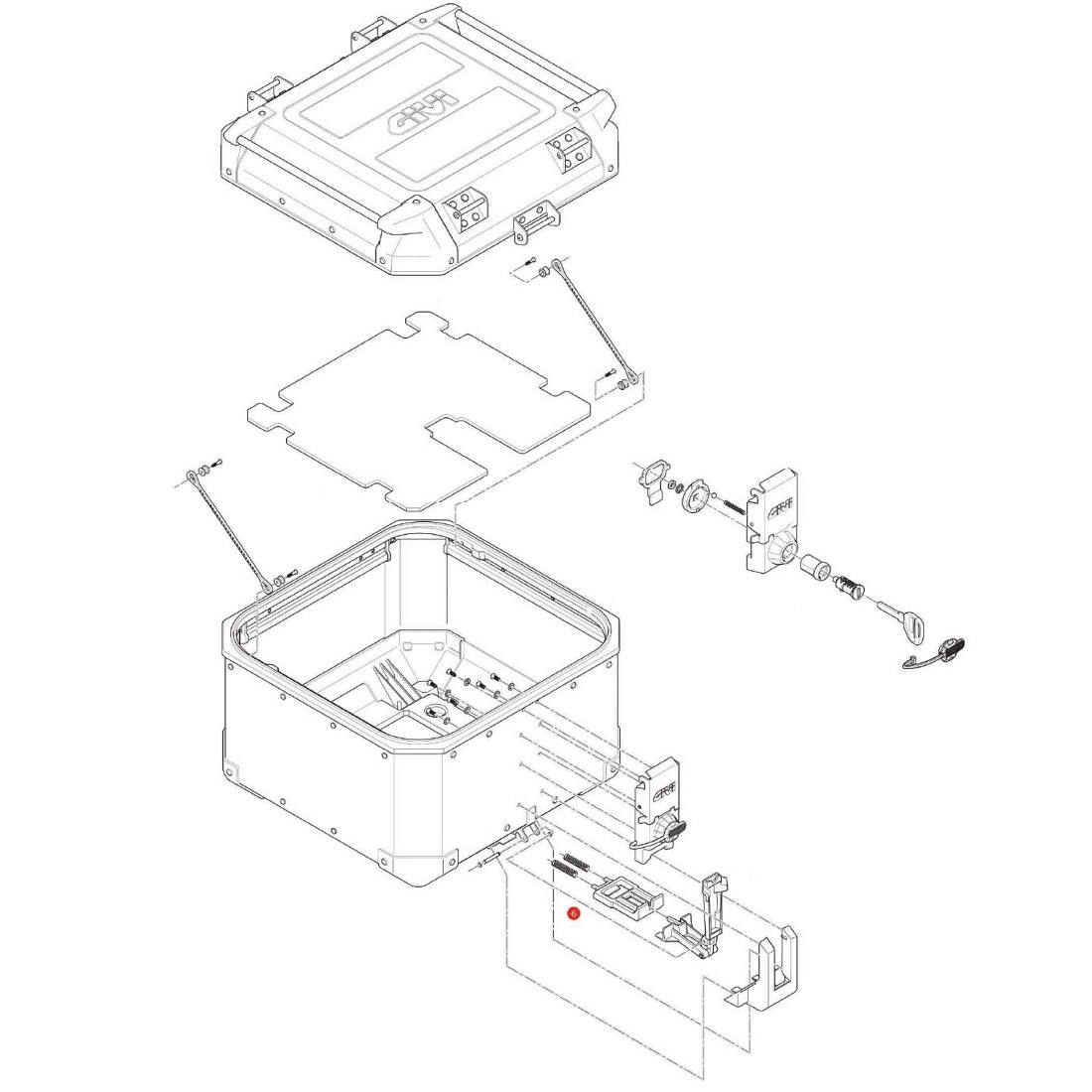 RM CERRADURA TRK52N-DLM46-DLM30