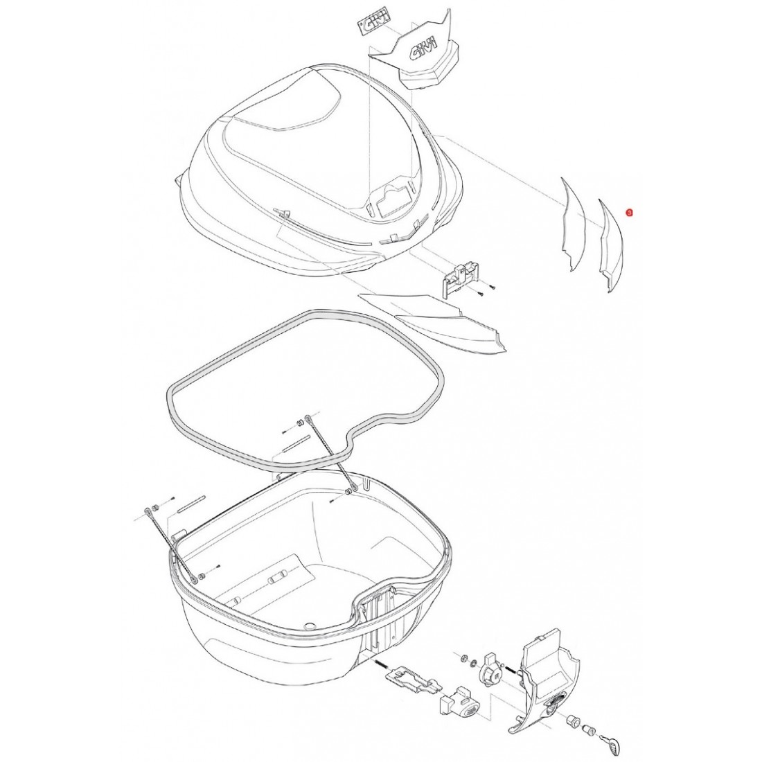 RM CATADRIOPTICOS ROJOSB360N