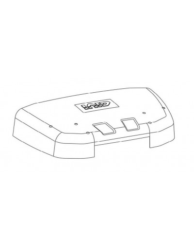 RM TAPA ALUMINO NEGRO TRK52B