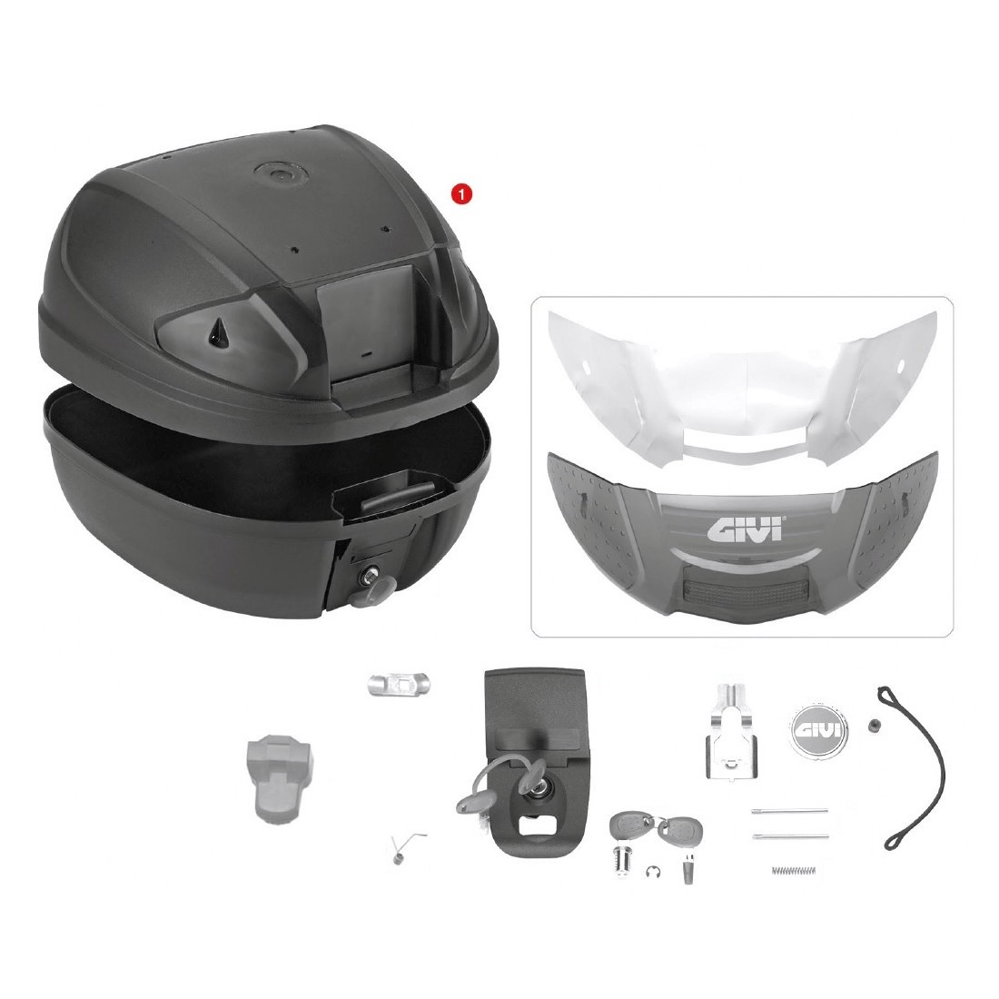RM TAPA MONTADA NEGRA E300