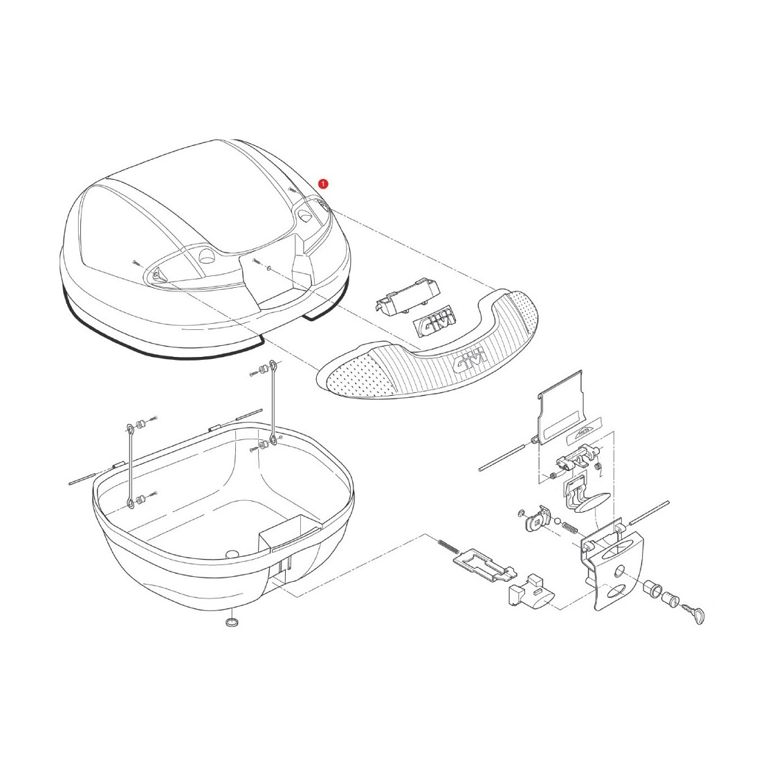 RM TAPA NEGRA MONTADA E340NT