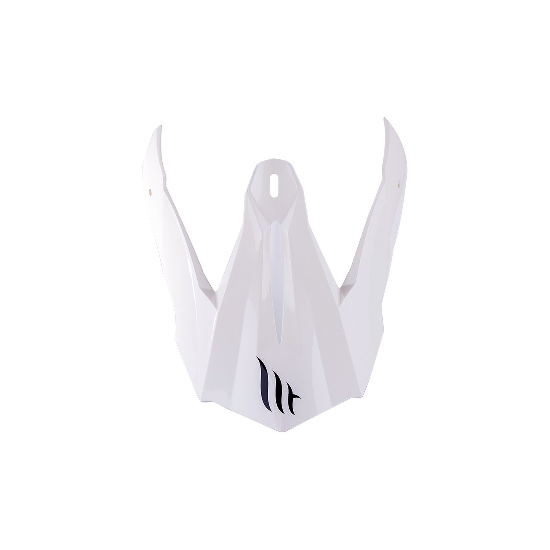 Visera MX802 Falcon Solid A0 Blanco Perla Brillo