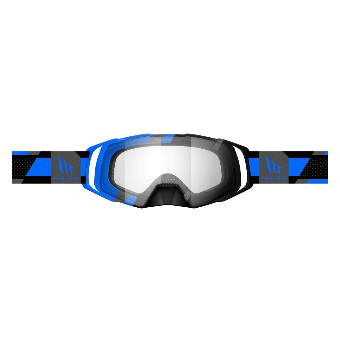 GAFA MX EVO STRIPES NEGRO/AZUL