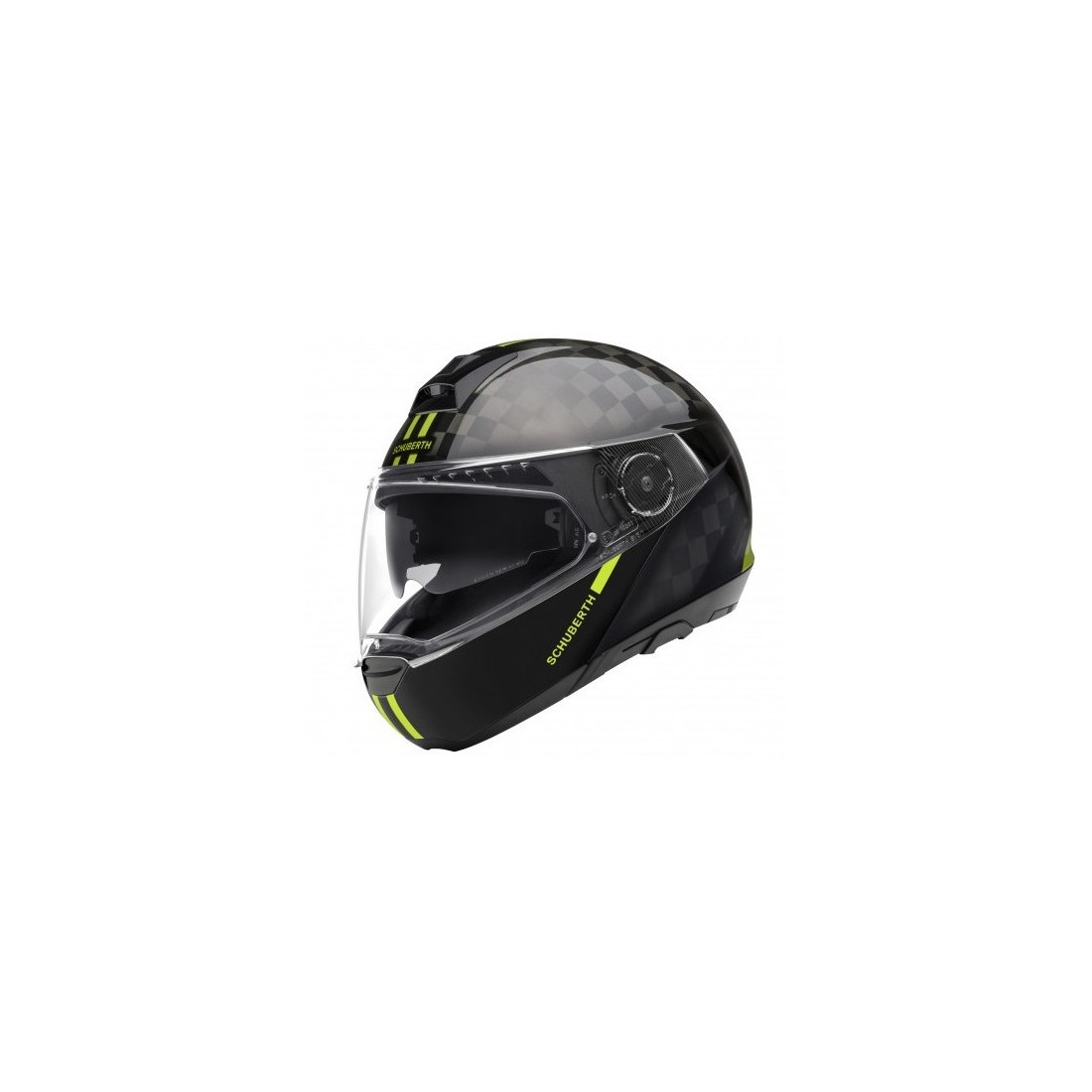 Casco Modular Schubert C4 Pro Carbon Fusion Amarillo TALLA CASCO XS