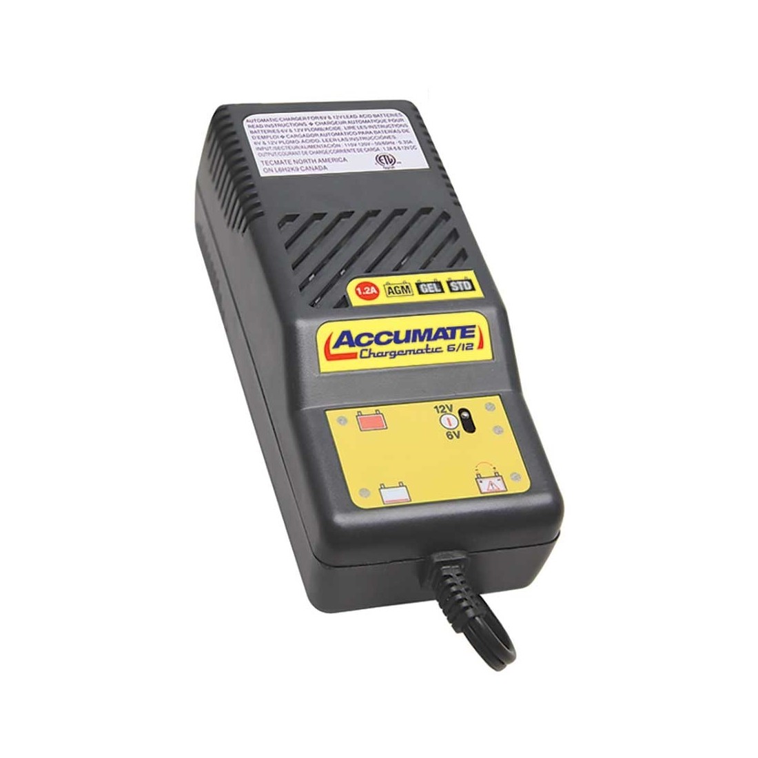 Cargador baterías Accummate 6/12V TM-06SAE