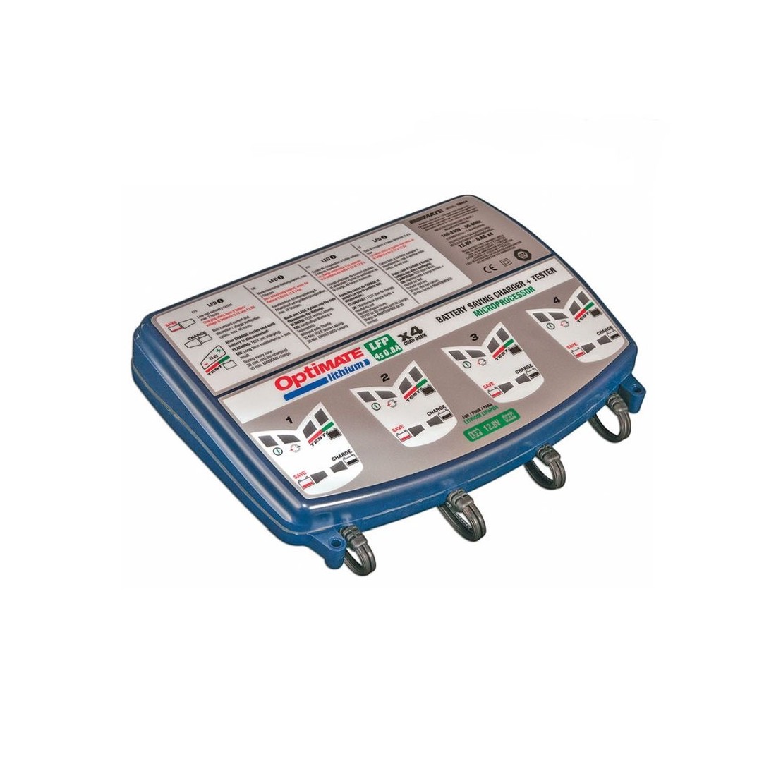 Cargador de baterías Optimate Lithium 4S 4 X 0,8A TM-484