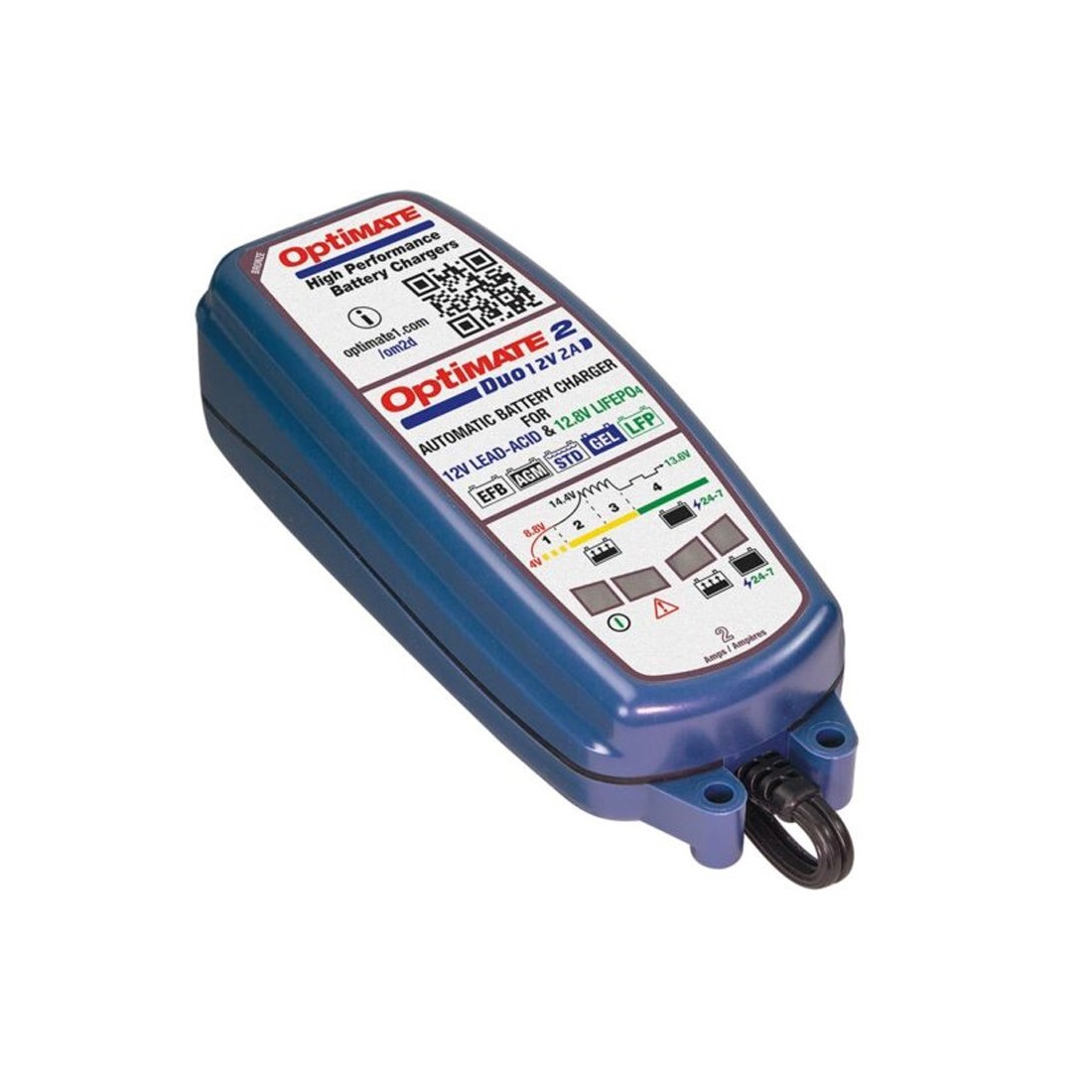 Cargador Baterías Optimate 2 Duo TM-550