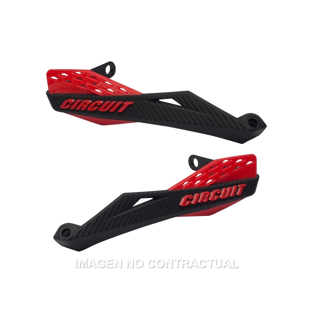 Paramanos Circuit Fenix Nylon Negro-Rojo