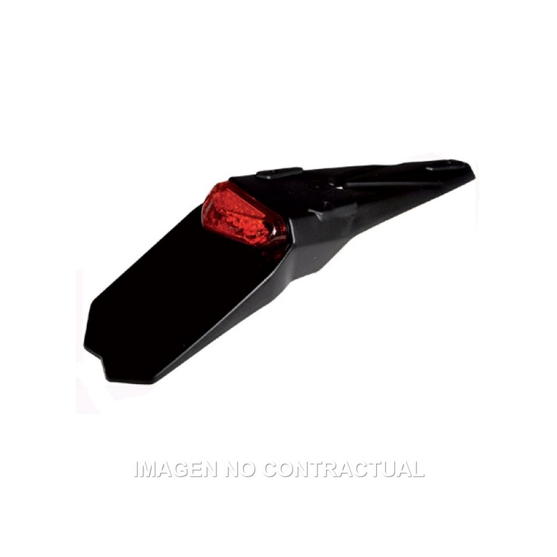Portamatrícula Circuit Mantis Negro-Rojo