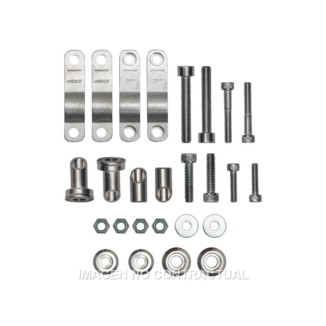 Kit montaje paramanos Circuit FENIX para manillares de aluminio de D 22 mm