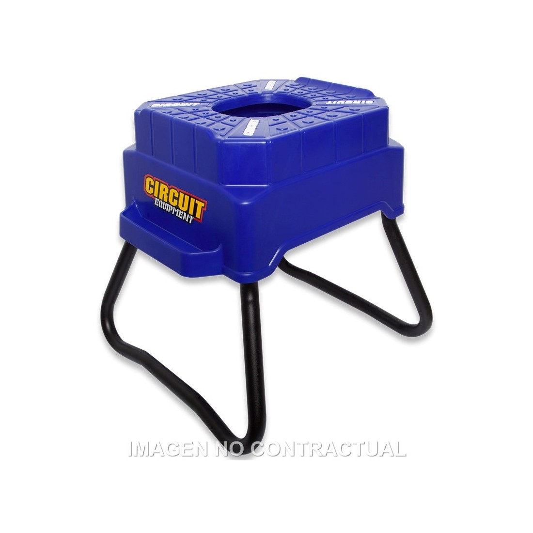 Caballete Circuit cubic H. 42 cm Azul/Blanco