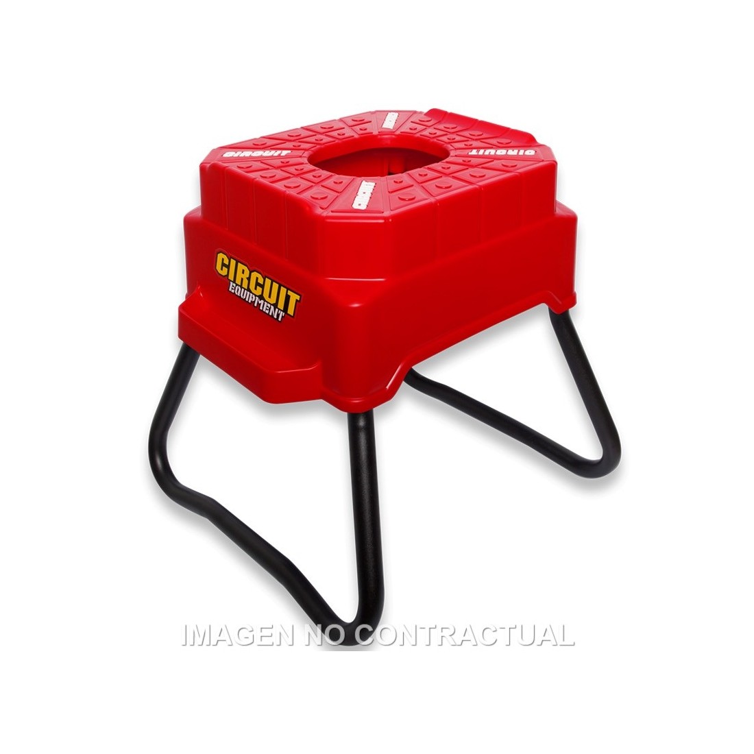 Caballete Circuit cubic H. 42 cm Rojo/Blanco