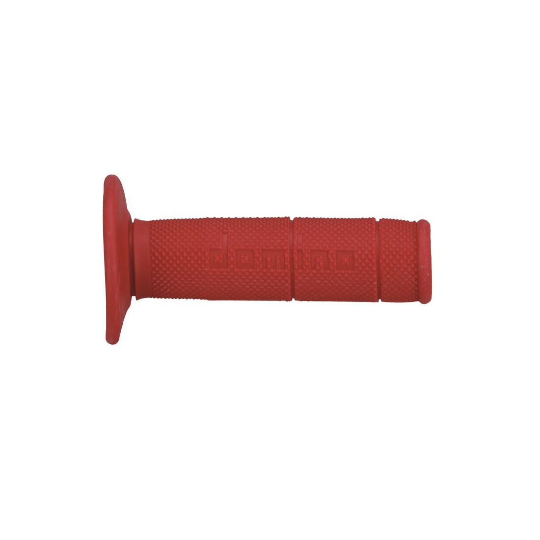 Puños Domino Off Road Rojos Cerrados D 22 mm L 118 mm