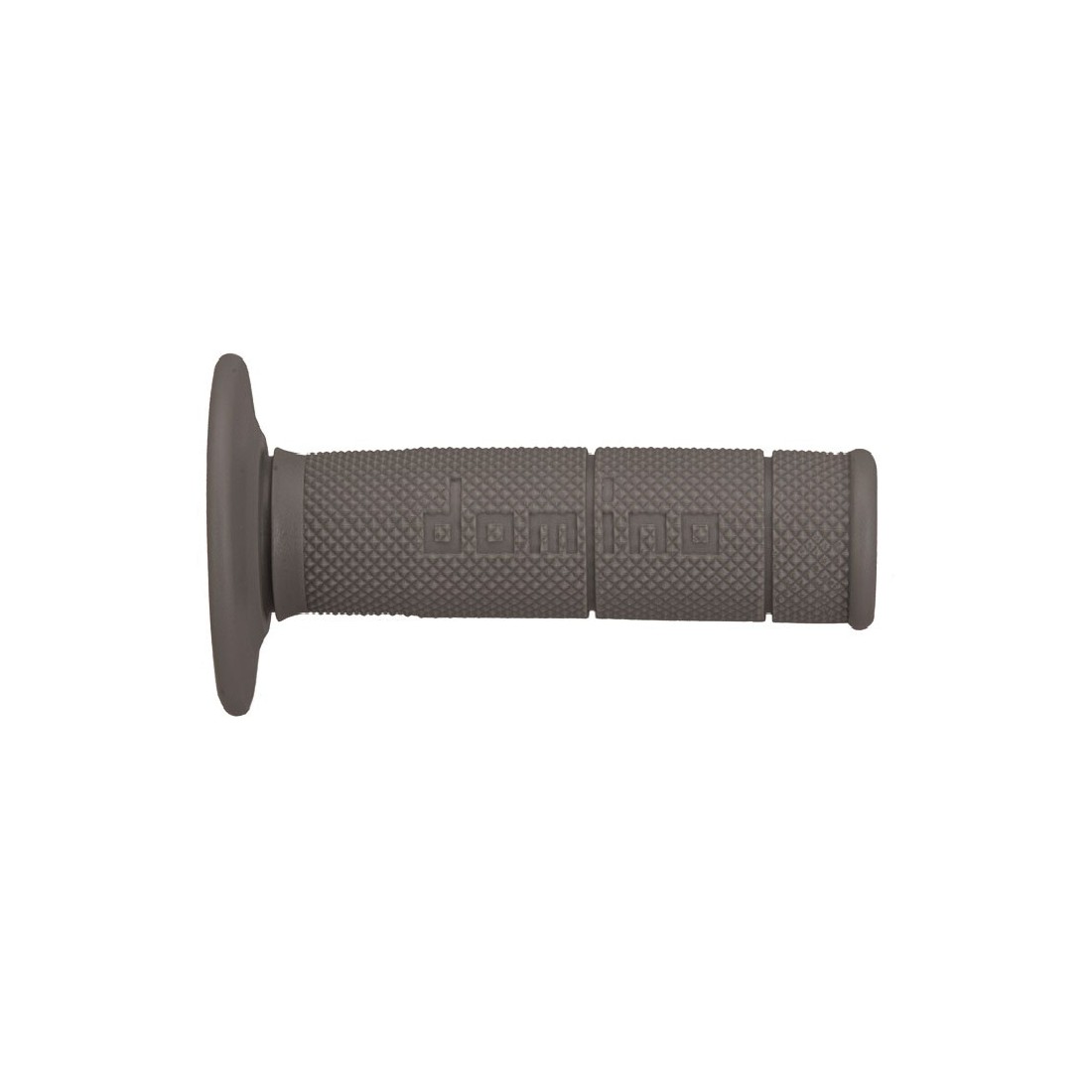 Puños Domino Off Road Grises Cerrados D 22 mm L 118 mm
