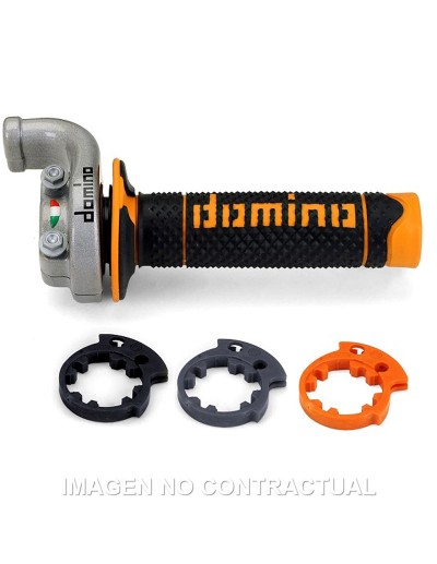 Mando gas Domino KRK con puños
